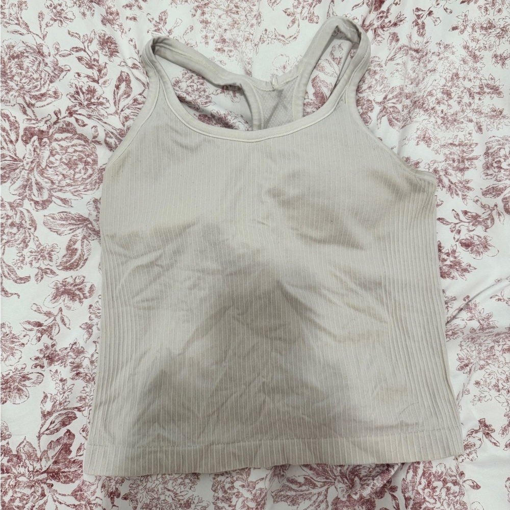 Beige Women's workout Top